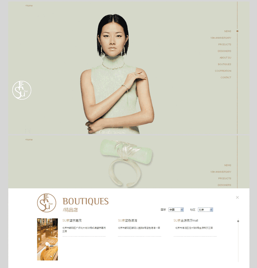 创意清新银饰品公司网站Wordpress模板(带手机版)效果图