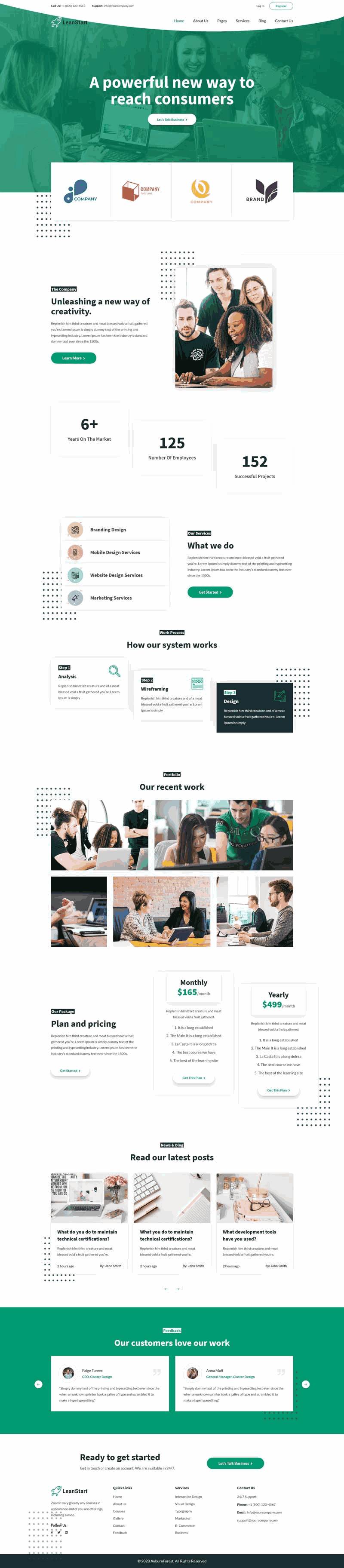 创业投资机构网站Wordpress模板(带手机版)效果图