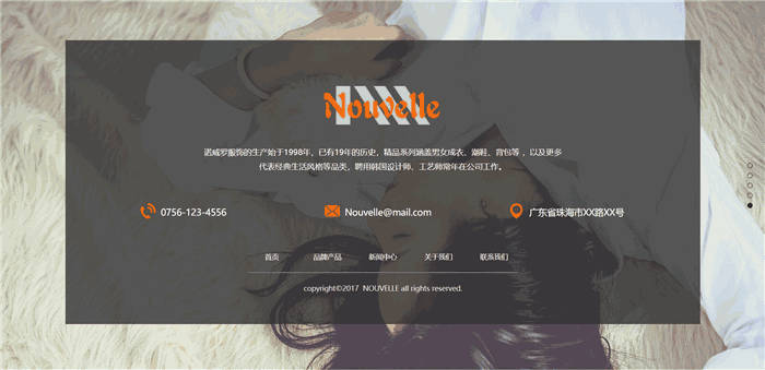 响应式服装服饰衣装WordPress网站主题预览图